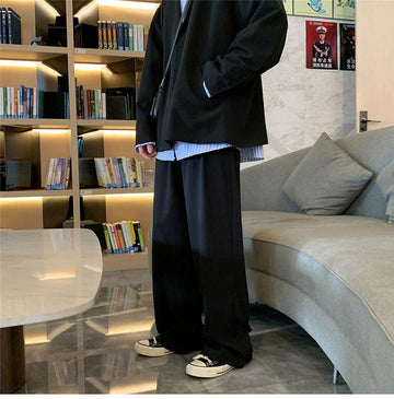 Aidase  Men Overalls Wide Legs Streetwear Baggy Pants  Spring Mens Black Harajuku Sweatpants Male Casual Harem Joggers 5XL aidase-shop